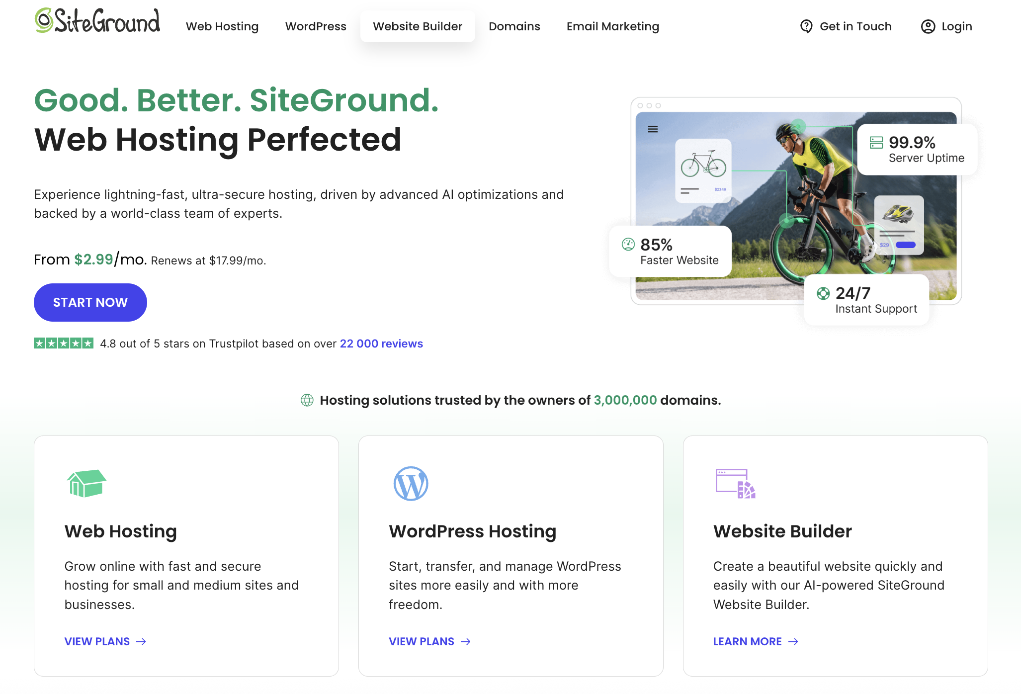 Siteground-Homepage