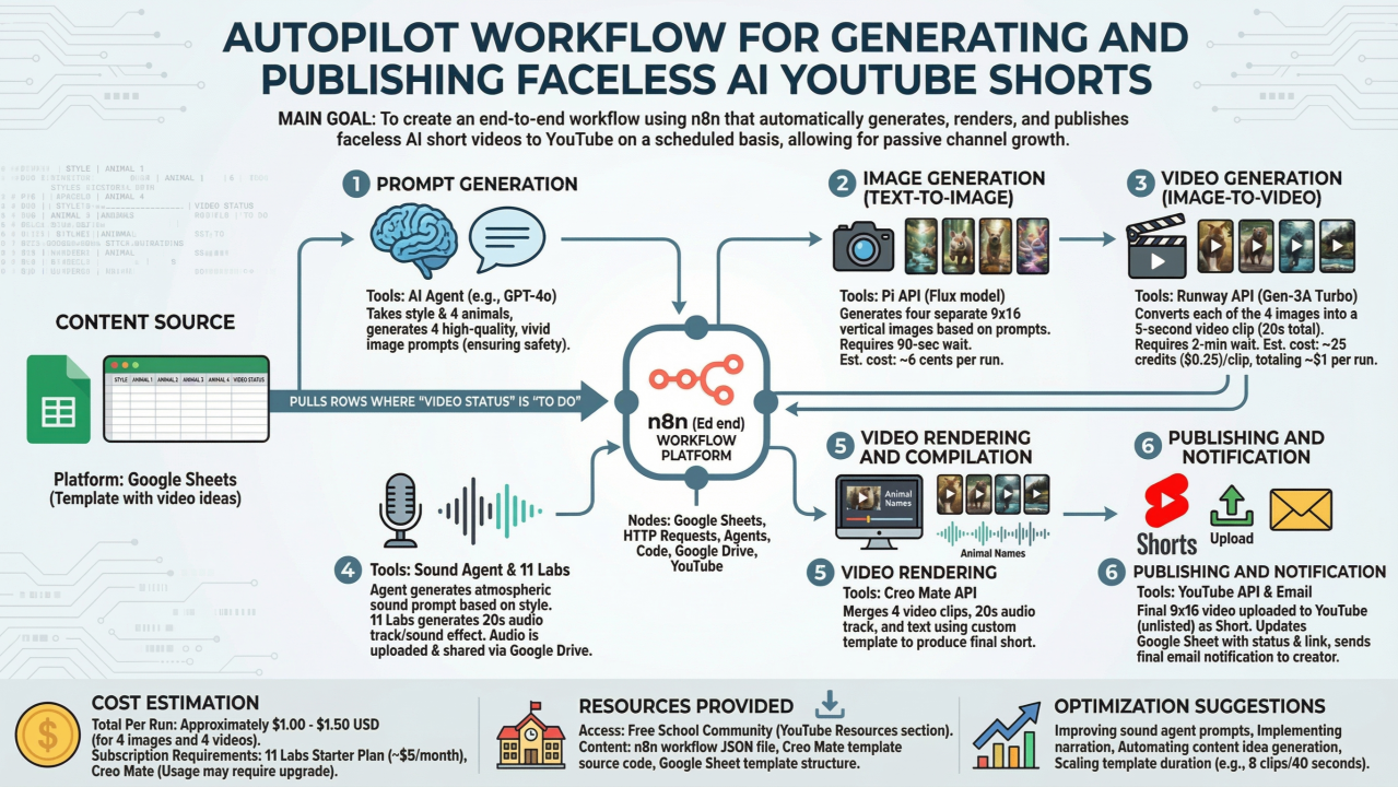 不出镜AI视频出海执行流程