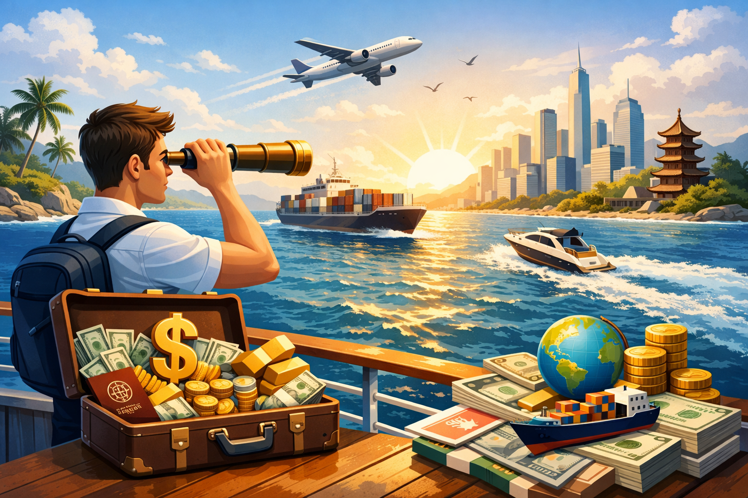 2026年中国人出海赚钱20个靠谱跨境赚米项目详解